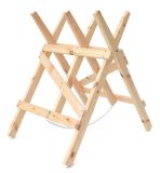 Drewniana podstawka do cięcia drewna, 67 x 80 cm