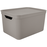 Pojemnik do przechowywania 16 l, kolor cappucino