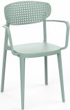 AIRE ARMCHAIR, Krzesło ogrodowe, zielony nilowy
