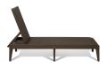NUMANA, Leżak ogrodowy plastikowy  brązowy