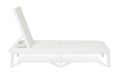 NUMANA, Leżak ogrodowy plastikowy, biały