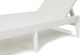 NUMANA, Leżak ogrodowy plastikowy, biały