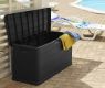 WOODYS Plastikowa skrzynia ogrodowa 280 L, grafitowa