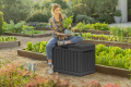 KENTWOOD Skrzynia ogrodowa 190 l, grafitowa